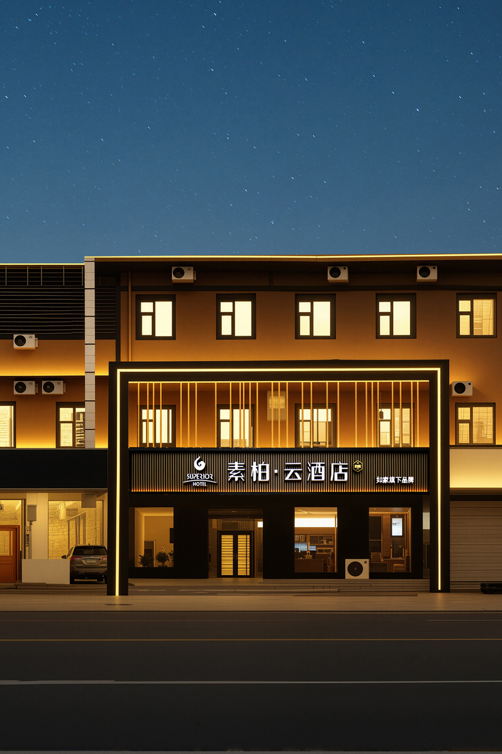 如家旗下-石家庄市元氏县蟠龙路素柏·云酒店